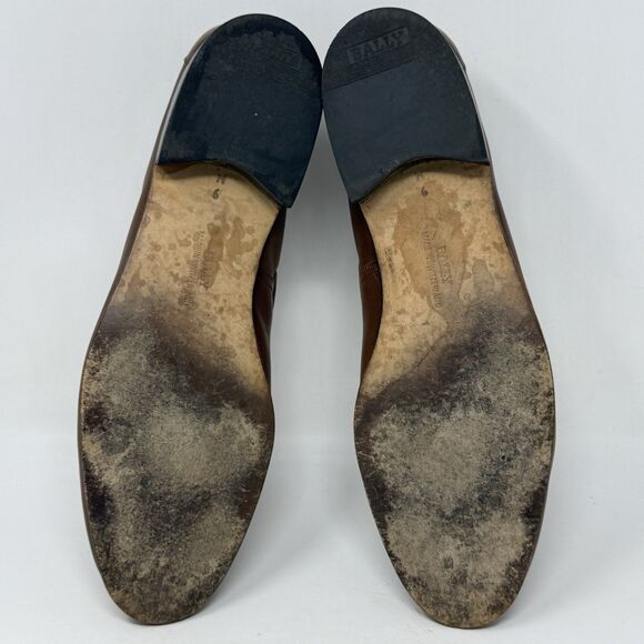 Bally Switzerland Loafers Mens 9 M Brown Tasseled Kiltie Slip On Shoes Vintage main image 10